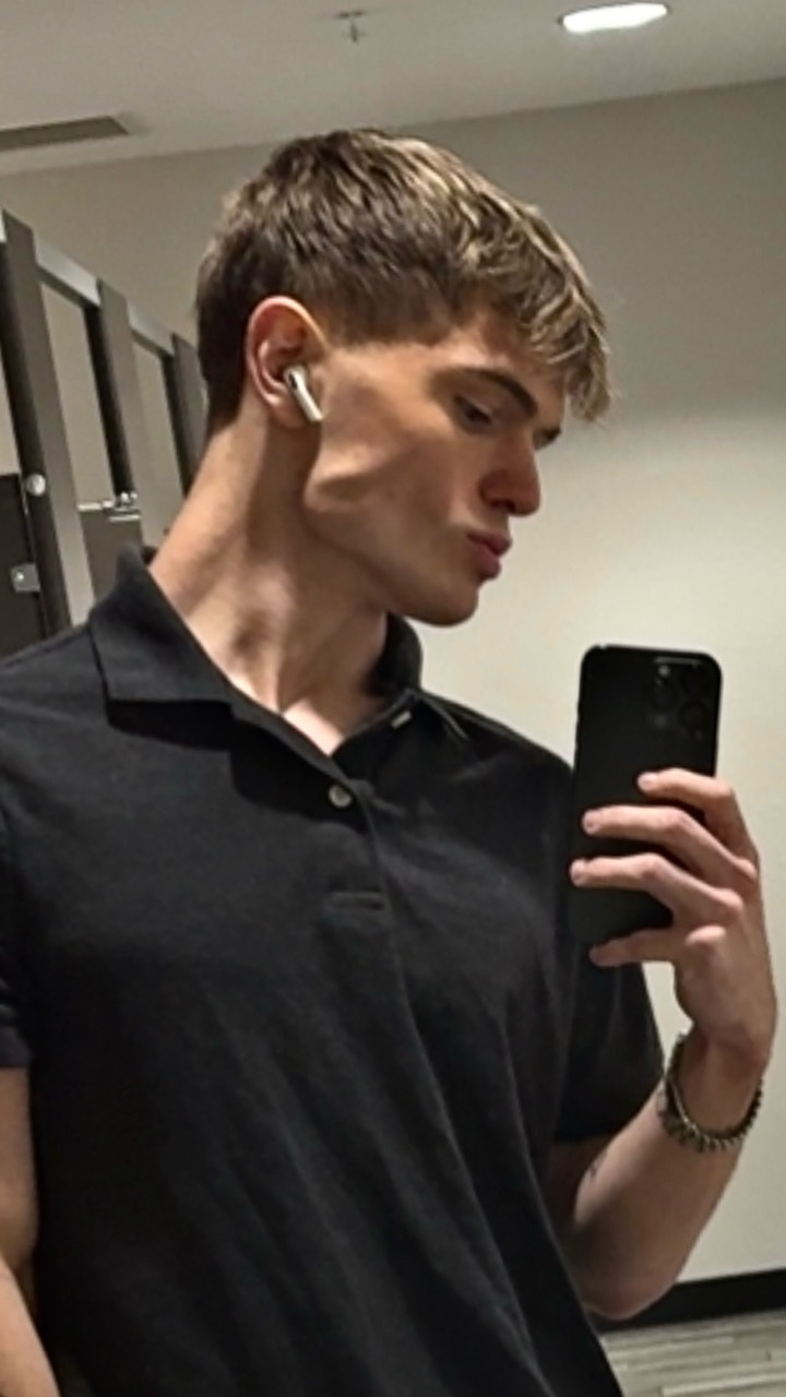 After photo showing the creator's hairstyle and personal style